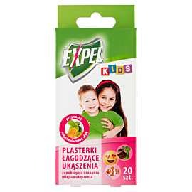 Expel Kids Plasterki łagodzące ukąszenia