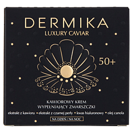 Dermika Luxury Caviar Kawiorowy Krem wypełniający zmarszczki 50+ dzień/noc