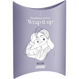 Anwen Wrap It Up Turban do włos&oacute;w Czarny