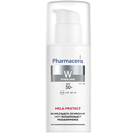 Pharmaceris W Mela-Protect Nawilżająco-ochronny krem rozjaśniający przebarwienia na dzień SPF50+