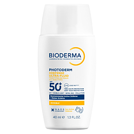 Bioderma Photoderm XDefense Ochronny ultralekki fluid o działaniu detoksykującym SPF 50+, Bezbarwny