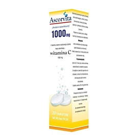 Ascorvita 1000 mg Tabletki musujące 