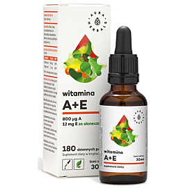 Aura Herbals Witamina A+E 800 mcg+12 mg, Krople, 30 ml