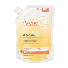 Av&egrave;ne XeraCalm A.D. Olejek oczyszczający uzupełniający lipidy do sk&oacute;ry suchej i skłonnej do atopii Refill, 400 ml