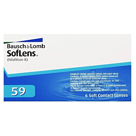 SOFLENS 59 -6.50 miesięczne soczewki kontaktowe 6szt. Bc 8.6