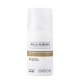 Bella Aurora Krem CC przeciw przebarwieniom SPF 50, Light