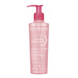 Bioderma Sensibio Gel Moussant Kojąco-łagodzący żel do mycia twarzy