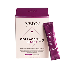 Ysto Collagen Smart Suplement diety kolagen w proszku z biotyną i cynkiem Jagoda