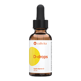 Calivita D-drops liquid vitamin D Witamina D3 w płynie, 30 ml