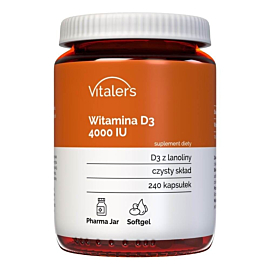Vitaler's Witamina D3 4000 IU 240 kapsułek softgel