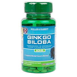 Holland & Barret Ginkgo Biloba 60 mg, Tabletki