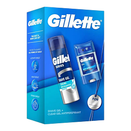 Gillette Zestaw (pianka Gillette 250 ml + woda a/s Arctic Ice 100 ml)