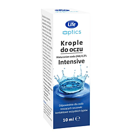 Life Intensive, Nawilżające krople do oczu z 0,3% hialuronianu sodu