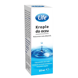 Life, Nawilżające krople do oczu