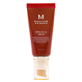 Missha M Perfect Cover Krem BB SPF 42 PA+++ Light Beige No 21