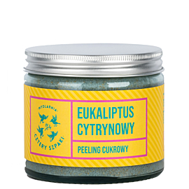 Mydlarnia Cztery Szpaki Eukaliptus Cytrynowy Naturalny Peeling Cukrowy do ciała