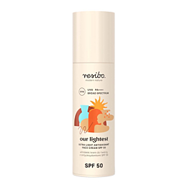 Resibo Our Lightest Crema viso ultraleggera con antiossidanti SPF 50