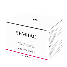 Semilac Remover Wraps Folie do usuwania lakieru hybrydowego 50szt
