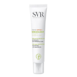 SVR Sebiaclear Cr&egrave;me SPF50+, Krem ochronny dla sk&oacute;ry trądzikowej 