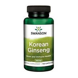 Swanson Korean Ginseng Preparat z żeń-szeniem Kapsułki