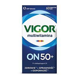 Vigor Multiwitamina On 50+, Zestaw witamin i minerał&oacute;w, Tabletki