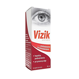 Vizik, Krople na podrażnione i zaczerwienione oczy
