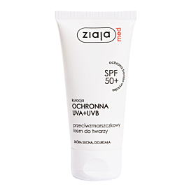 Ziaja Med SPF 50+ Kuracja Ochronna UVA+UVB Przeciwzmarszczkowy krem do twarzy