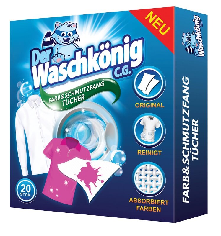 Der Waschkonig C.G. Chusteczki Wyłapujące Kolor