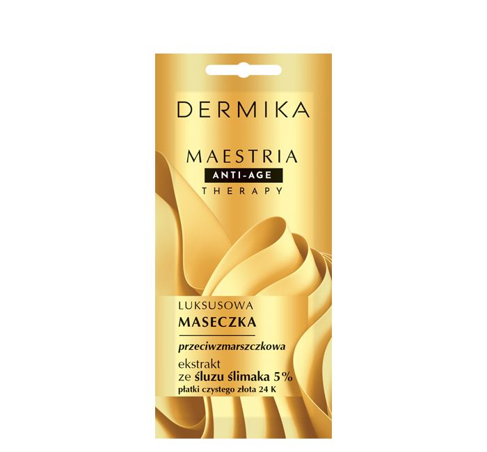 Dermika Maestria Luksusowa Maseczka Przeciwzmarszczkowa Ekstrakt ze Śluzu Ślimaka 5% 