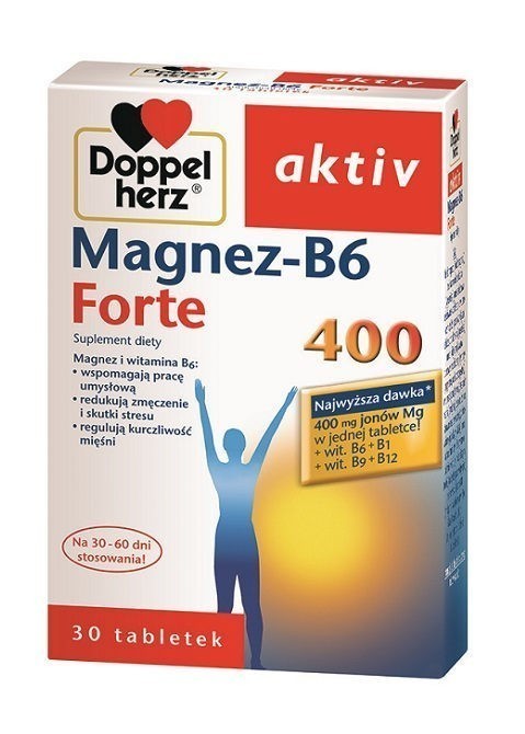 Doppelherz Aktiv Magnez-B6 Forte 400 30 Tabletek