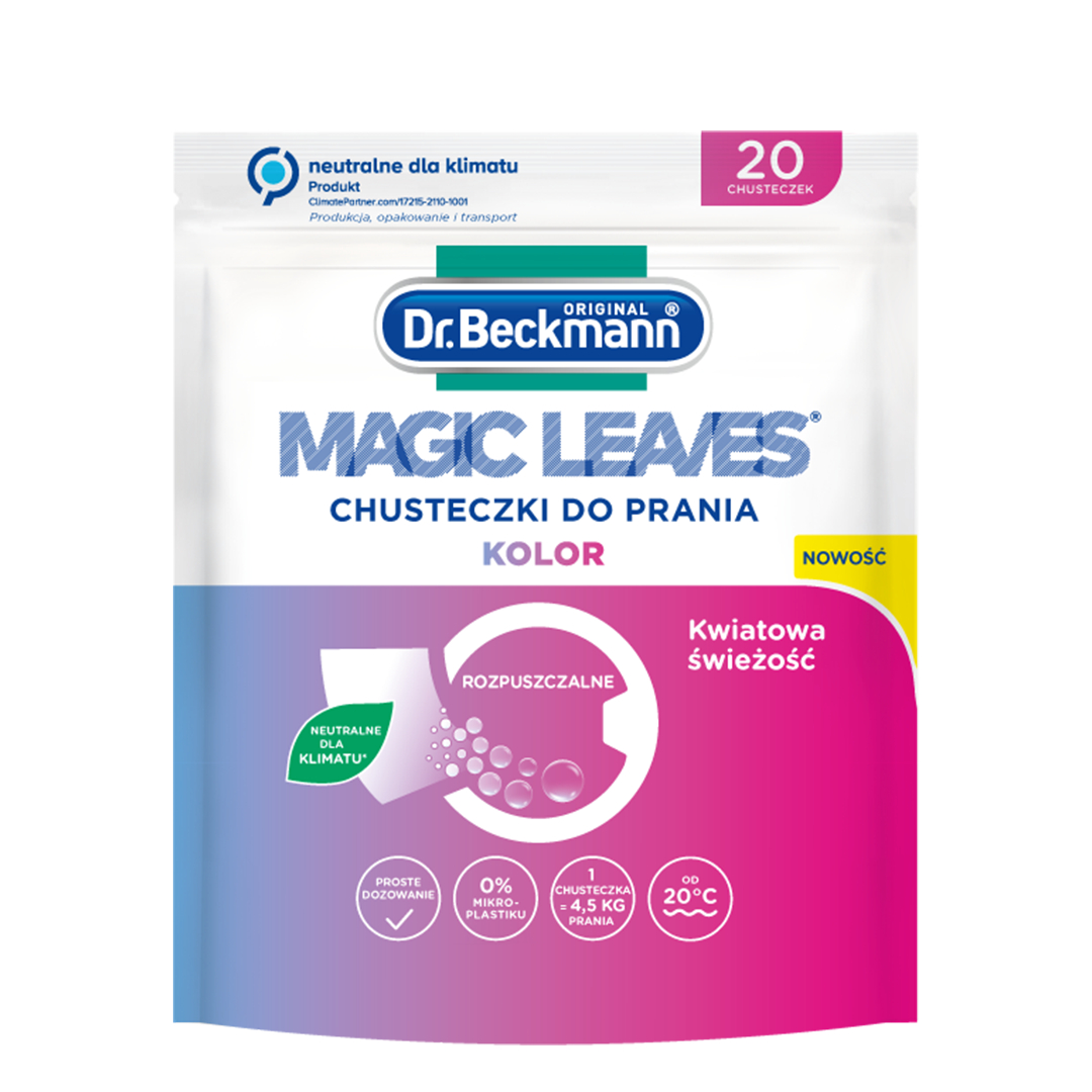 Dr. Beckmann Magic Leaves Salviette per Bucato Colorato