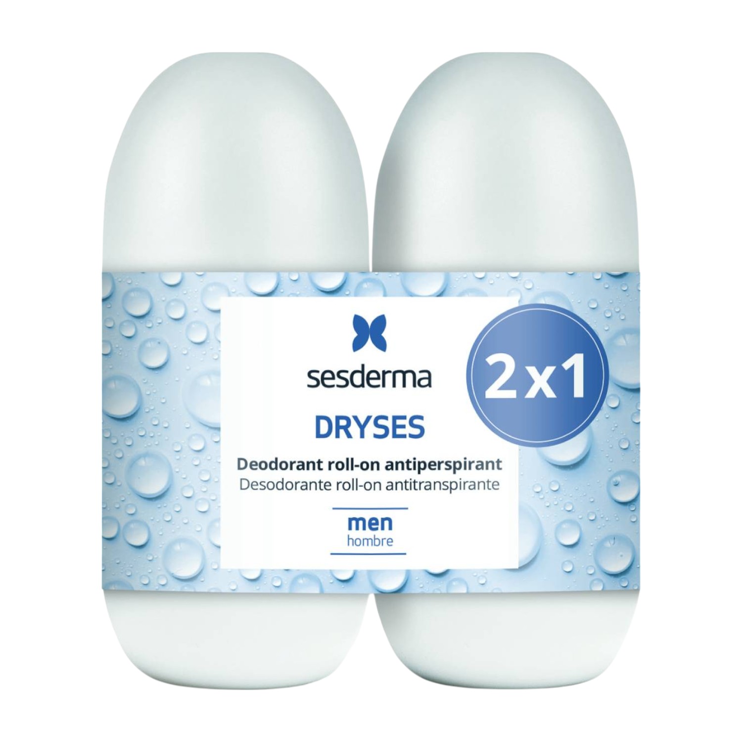 Sesderma Zestaw Dryses Dezodorant antyperspirant męski 2x75ml