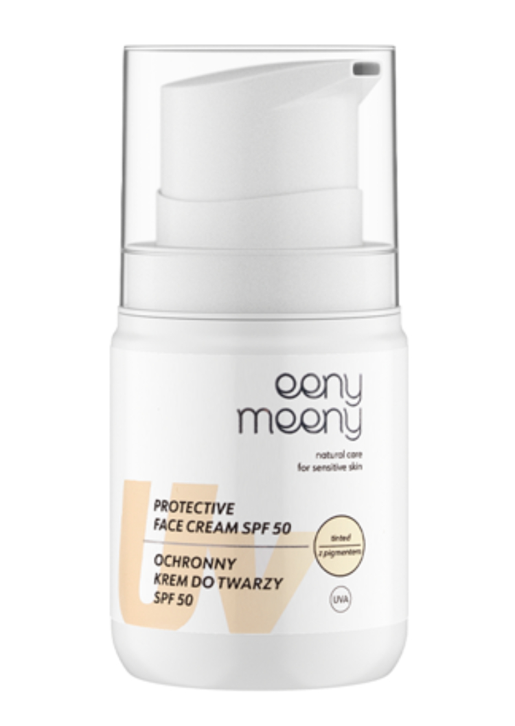 eeny meeny UVA UVB SPF 50  Ochronny krem z pigmentem do twarzy