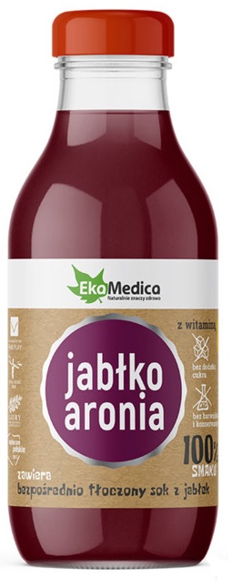 EkaMedica Jabłko-Aronia, Sok, 300 ml 300 ml