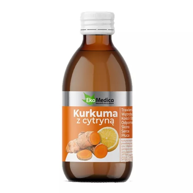 EkaMedica Kurkuma z Cytryną, Płyn, 250 ml 250 ml