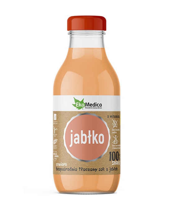 EkaMedica Jabłko, Sok, 300 ml 300 ml