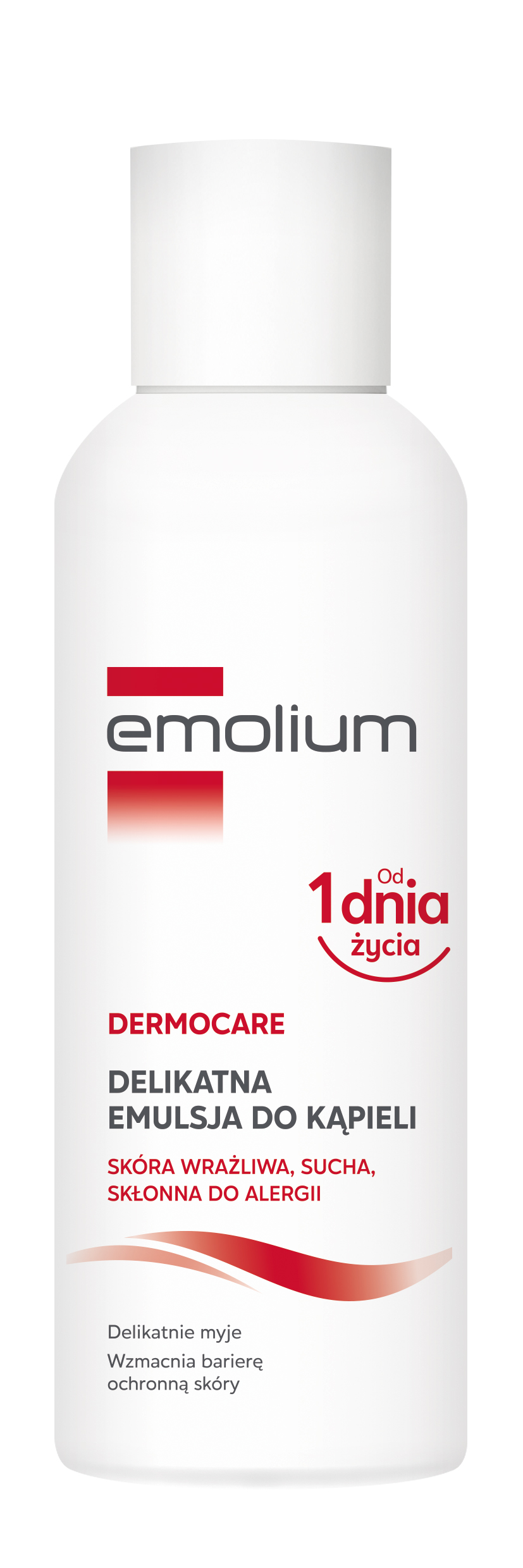 Emolium Dermocare Delikatna emulsja do kąpieli, 400 ml