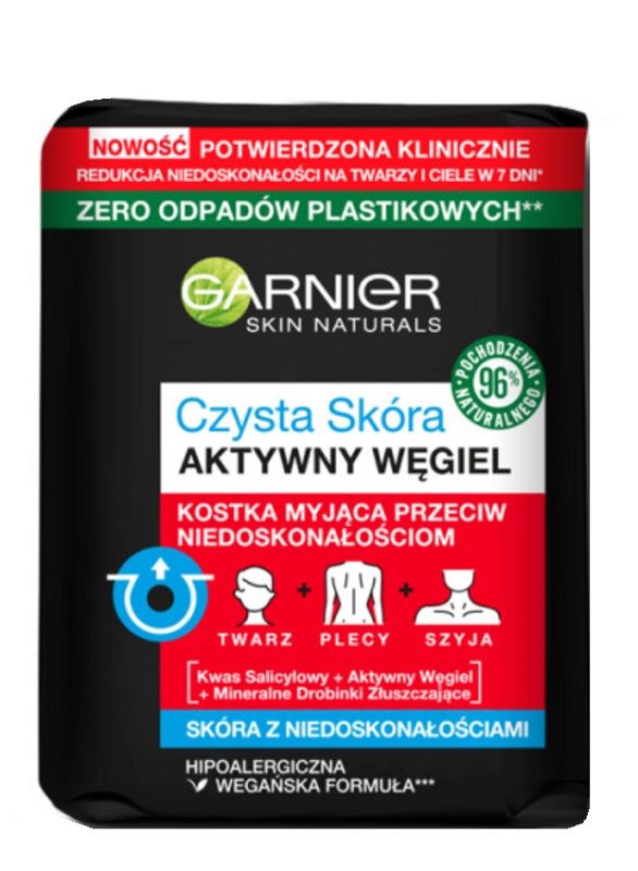 Garnier Skin Naturals Czysta Skóra Kostka do mycia twarzy 100 g