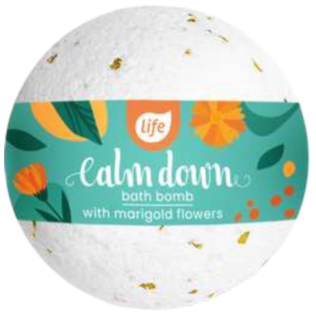 Life Kula do kąpieli z płatkami nagietka