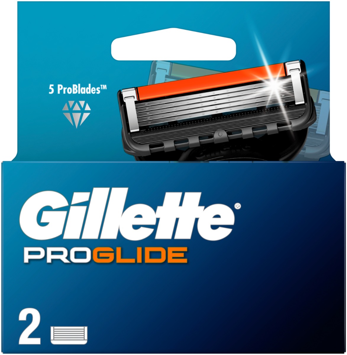 Gillette Fusion Proglide Manual Ricambi 2 pz