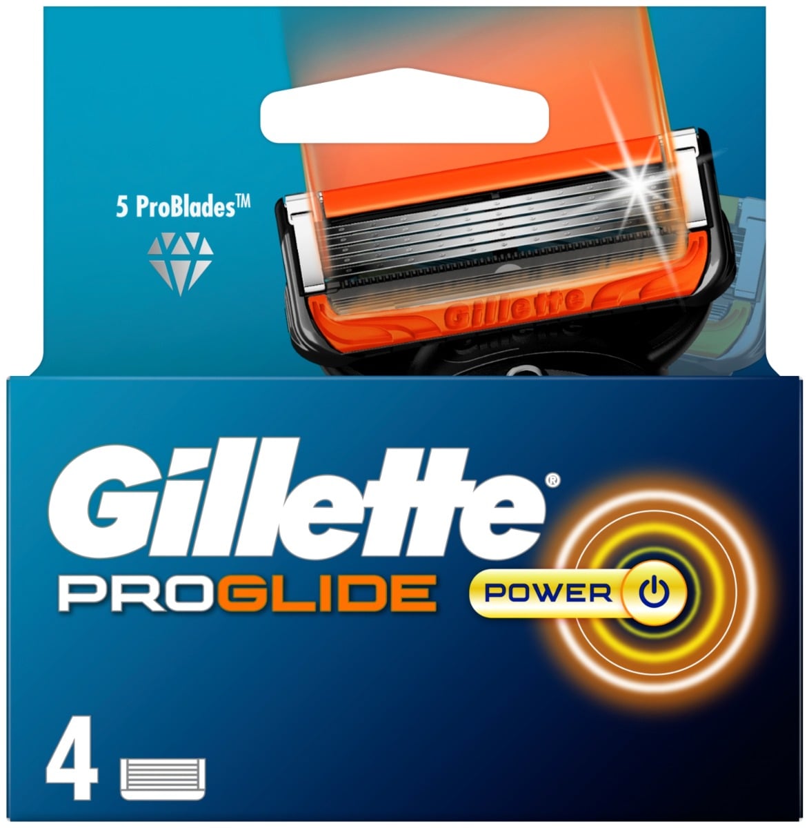 Gillette Fusion Proglidepower Wkłady do Maszynki