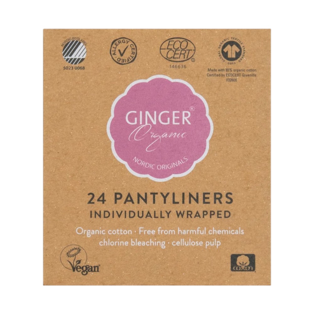 GingerOrganic Wkładki higieniczne, 24 szt.