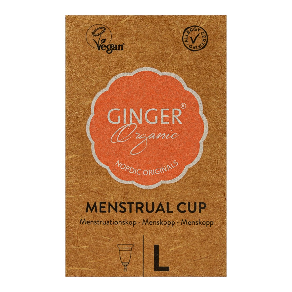 GingerOrganic Kubeczek menstruacyjny, L
