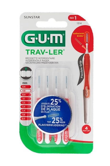 Gum Trav-Ler Spazzolino Interdentale 0,8 mm