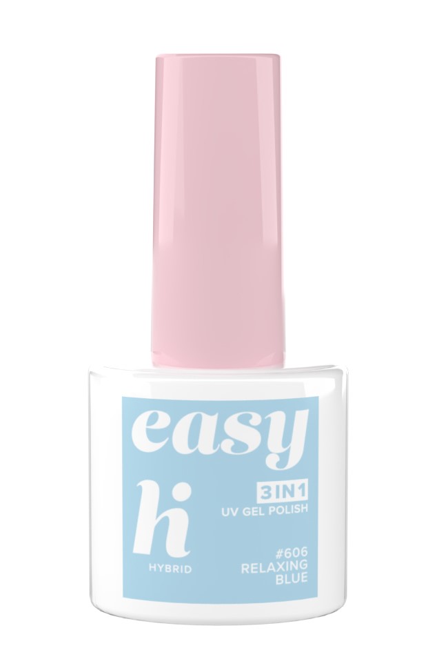 Hi Hybrid Easy 3w1 Lakier hybrydowy 606 Relaxing Blue Relaxing Blue 5 ml