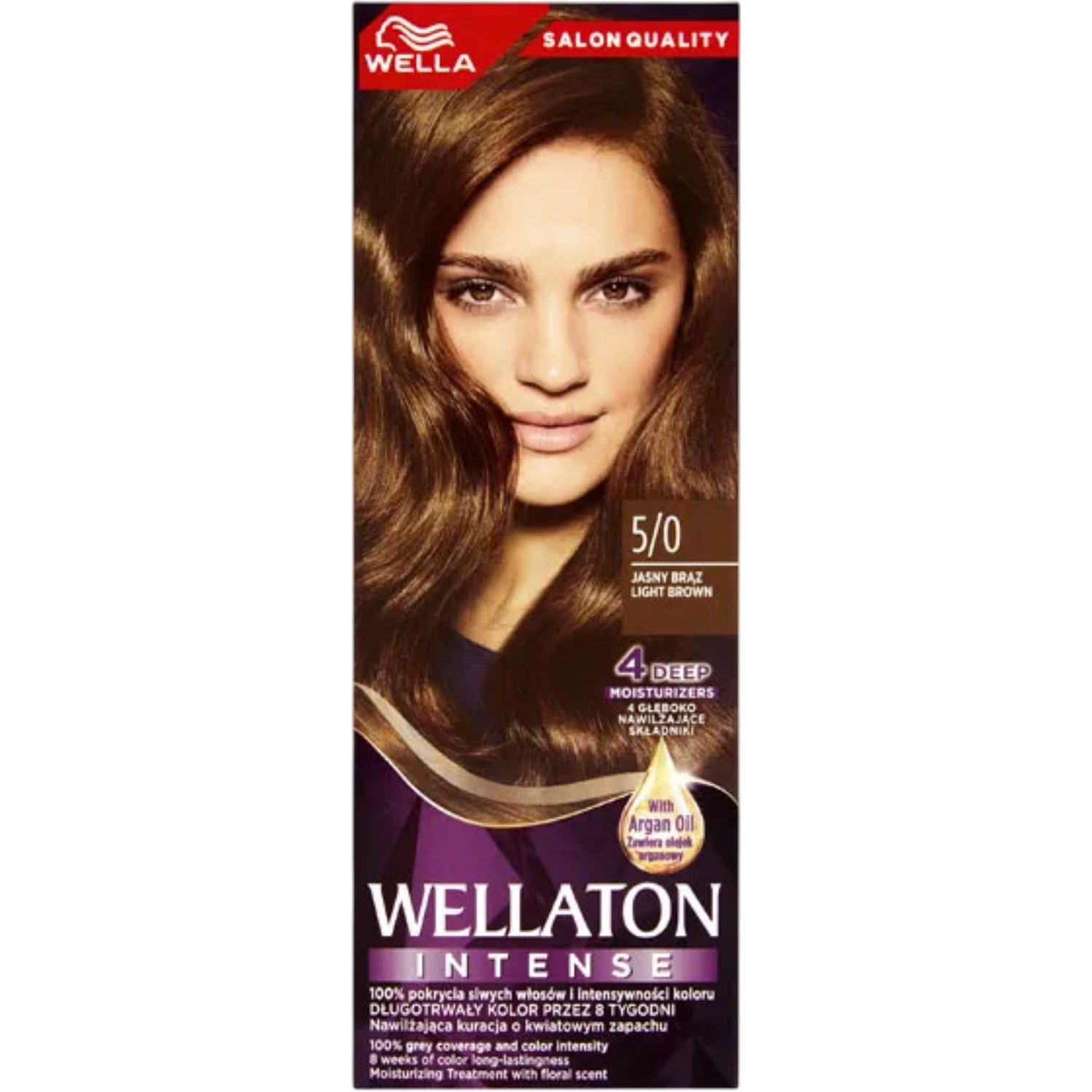 Wellaton by Koleston Farba do włosów, 5/0 jasny brąz