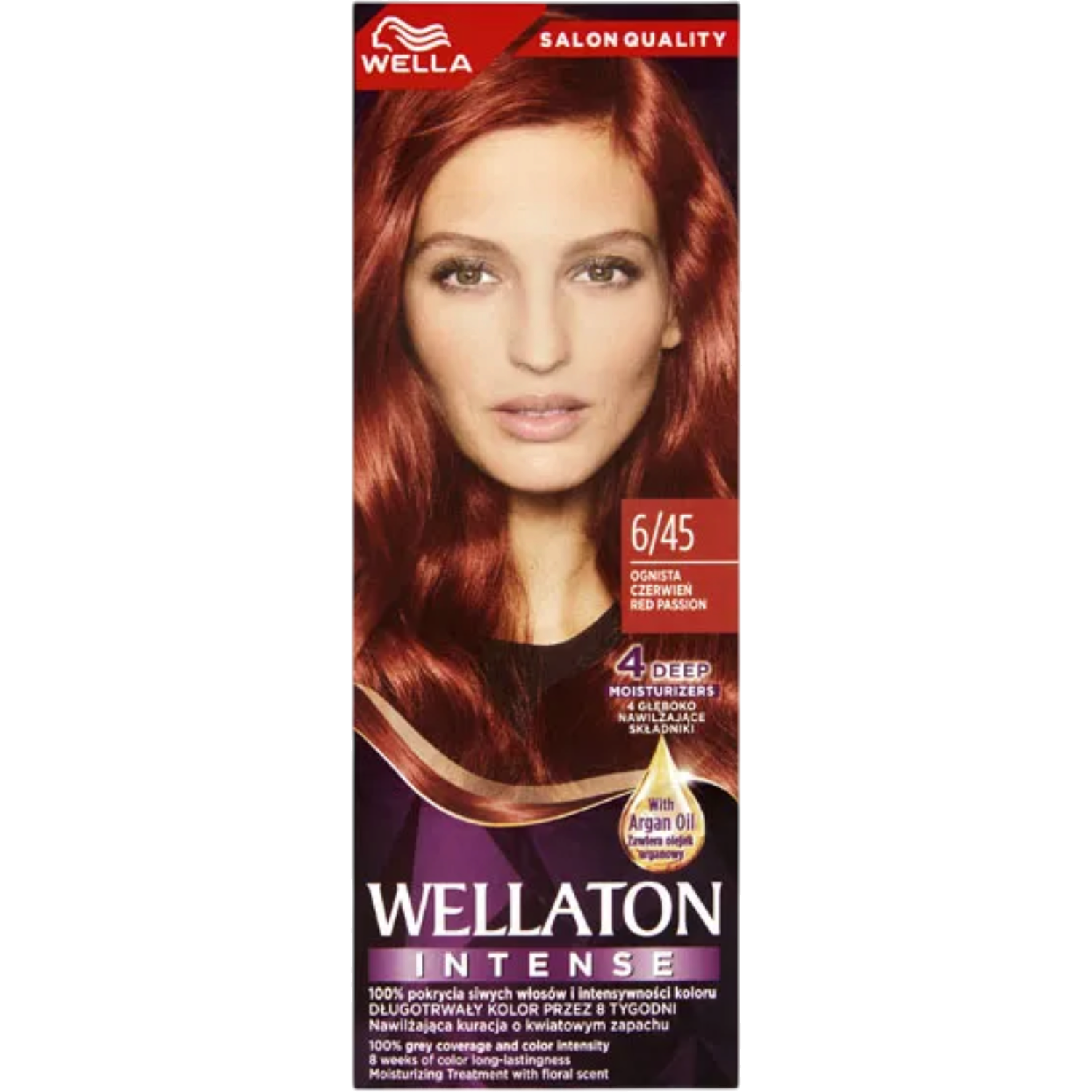 Wellaton by Koleston Farba do włosów, 6/45 ognista czerwień