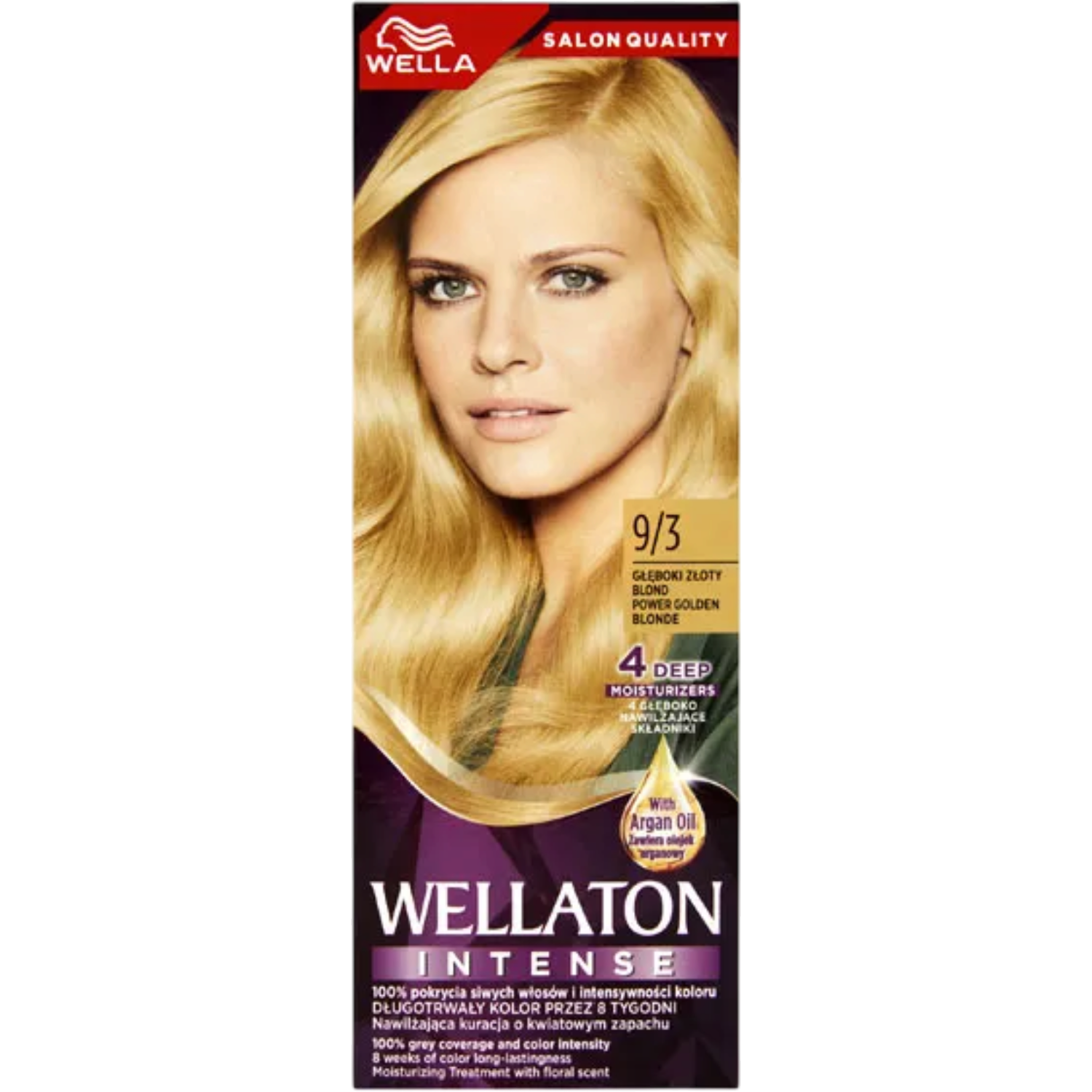 Wellaton by Koleston Farba do włosów, 9/3 głęboki złoty blond