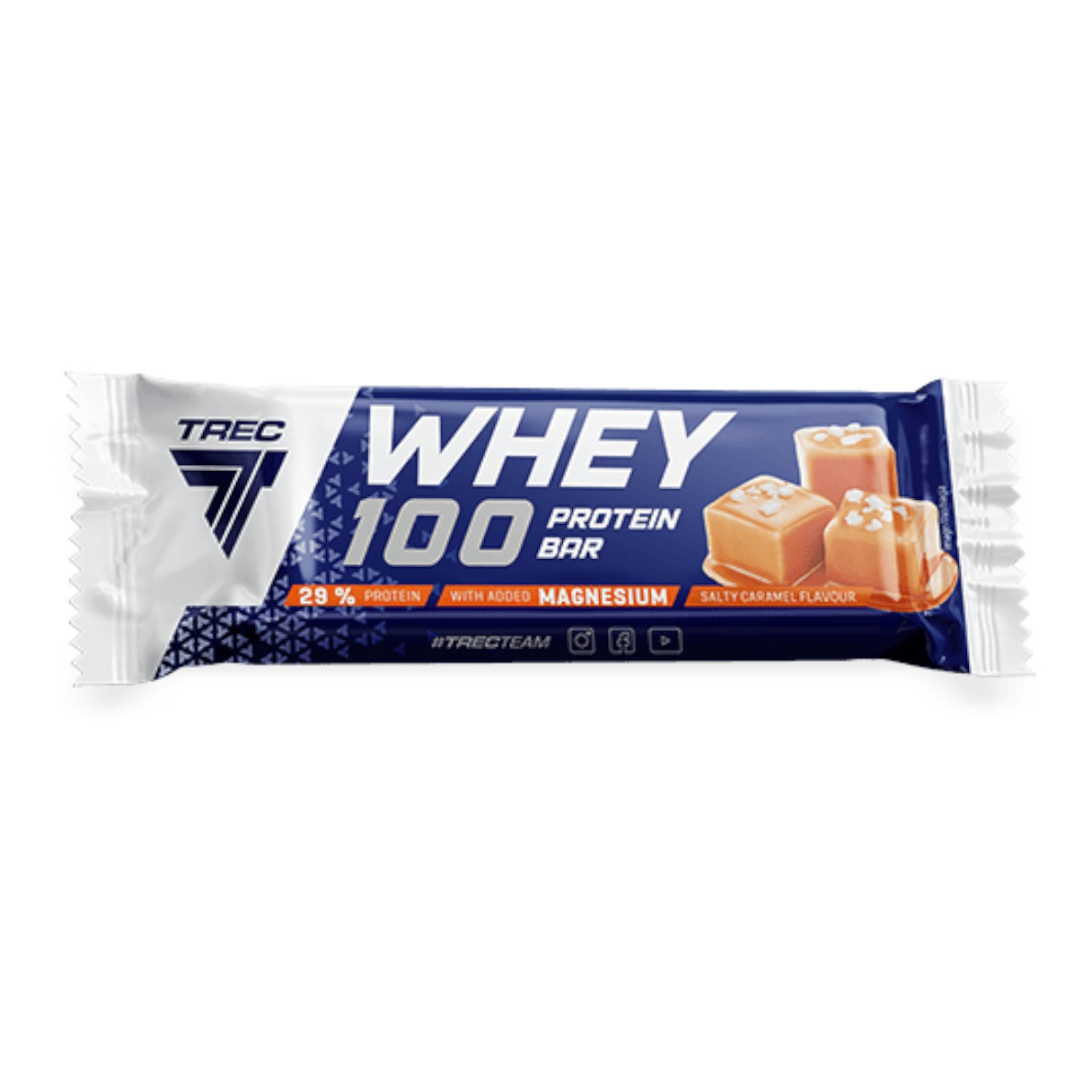 Trec Whey 100 Protein Bar - salty caramel