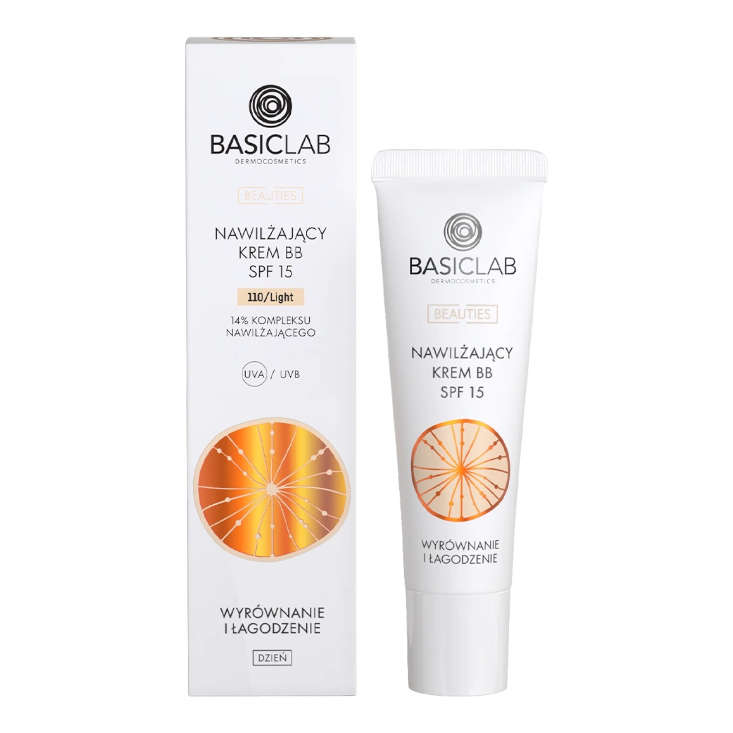 Basiclab Beauties Nawilżający krem BB SPF15, 110 Light